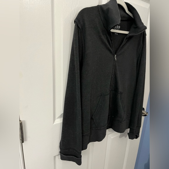 Izod grey size XL zipper front sweatshirt - Picture 6 of 12